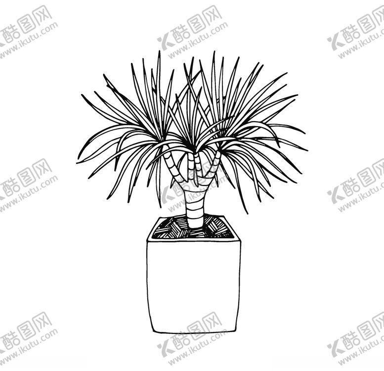 编号：57742810151108112012【酷图网】源文件下载-植物线稿