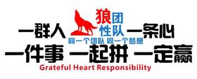 狼性团队背景墙