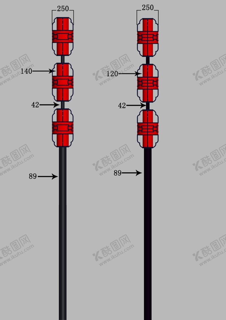 编号：15065209260154342670【酷图网】源文件下载-户外景观路灯
