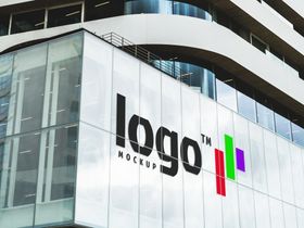 外墙标志展示效果样机