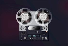 矢量老样式收音机线稿