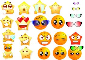 多彩表情图标集合