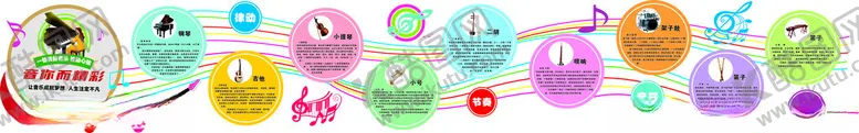 编号：80063102180111167716【酷图网】源文件下载-音乐文化墙