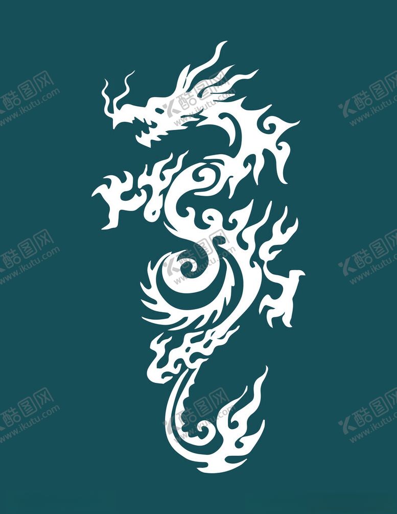 编号：50436302100324435234【酷图网】源文件下载-龙纹