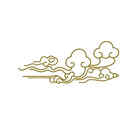 祥云古风合成海报素材