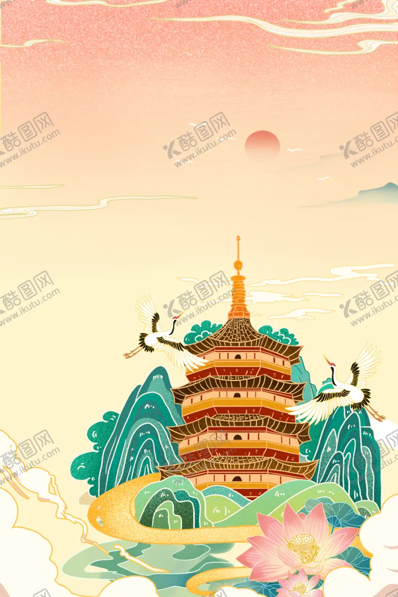 编号：03861509222320412750【酷图网】源文件下载-雷峰塔