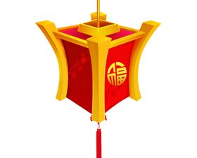 新年灯笼元素