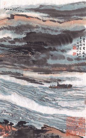 水墨传统国画山水