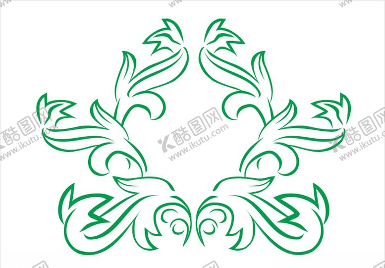 编号：97266807060234272800【酷图网】源文件下载-矢量枇杷花欧式花纹
