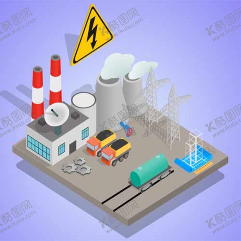 编号：06725910071837238295【酷图网】源文件下载-25D电厂