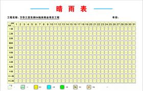中国建筑雨晴表