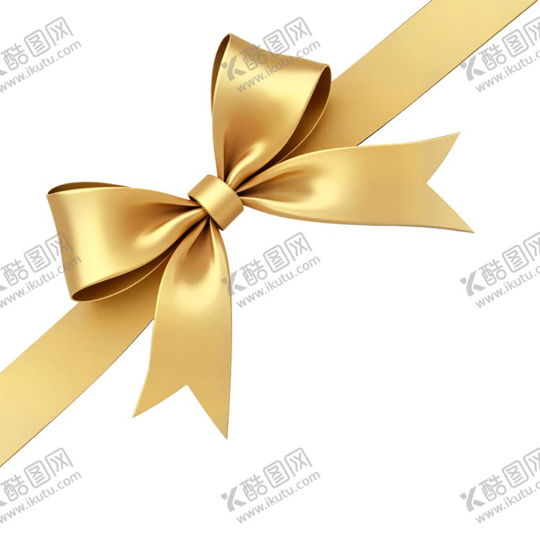 编号：11556104040149215136【酷图网】源文件下载-金色精美蝴蝶结装饰