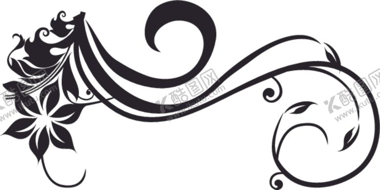 编号：95625709200516252325【酷图网】源文件下载-手绘抽象花朵花纹EPS矢量图