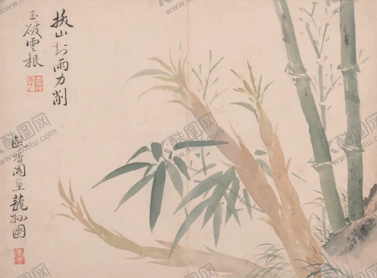 编号：72144606231831265281【酷图网】源文件下载-清代恽寿平花草绘画