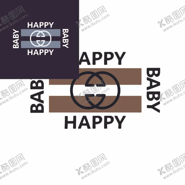 编号：53720712051305082181【酷图网】源文件下载-HAPPYBABY衣服烫画