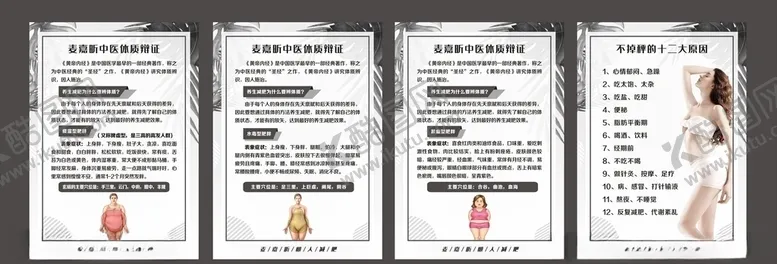 编号：33984407021341001061【酷图网】源文件下载-美容院减肥制度牌