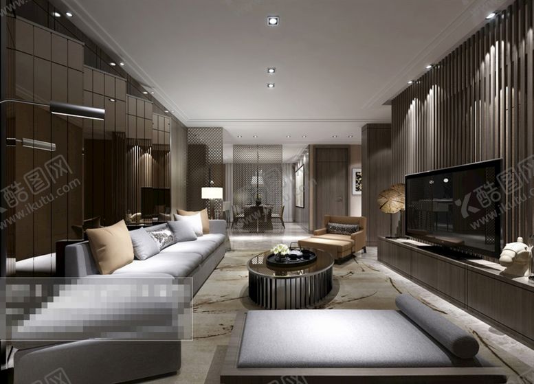 编号：13768209300654212442【酷图网】源文件下载-客厅效果图