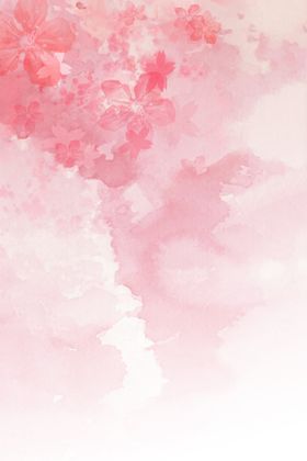 粉色花瓣浪漫情人节电商海报背景