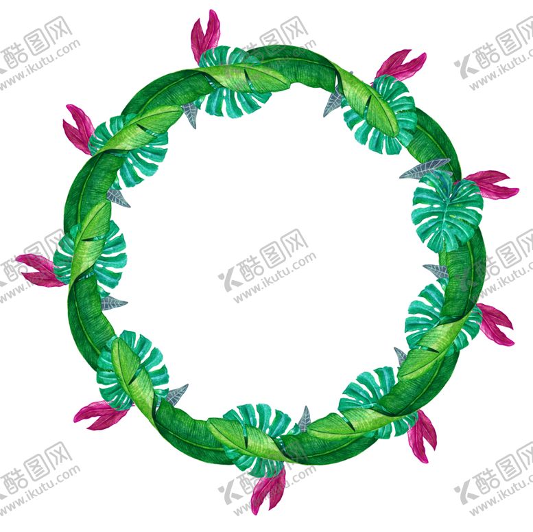 编号：85027601260518301273【酷图网】源文件下载-叶子花环