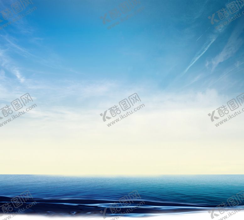编号：32155407020127558108【酷图网】源文件下载-蓝天白云大海