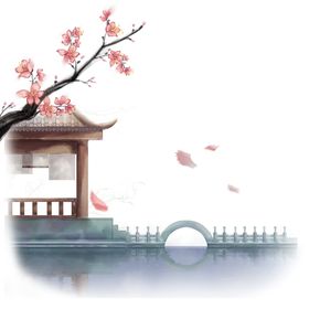 中国风水墨梅
