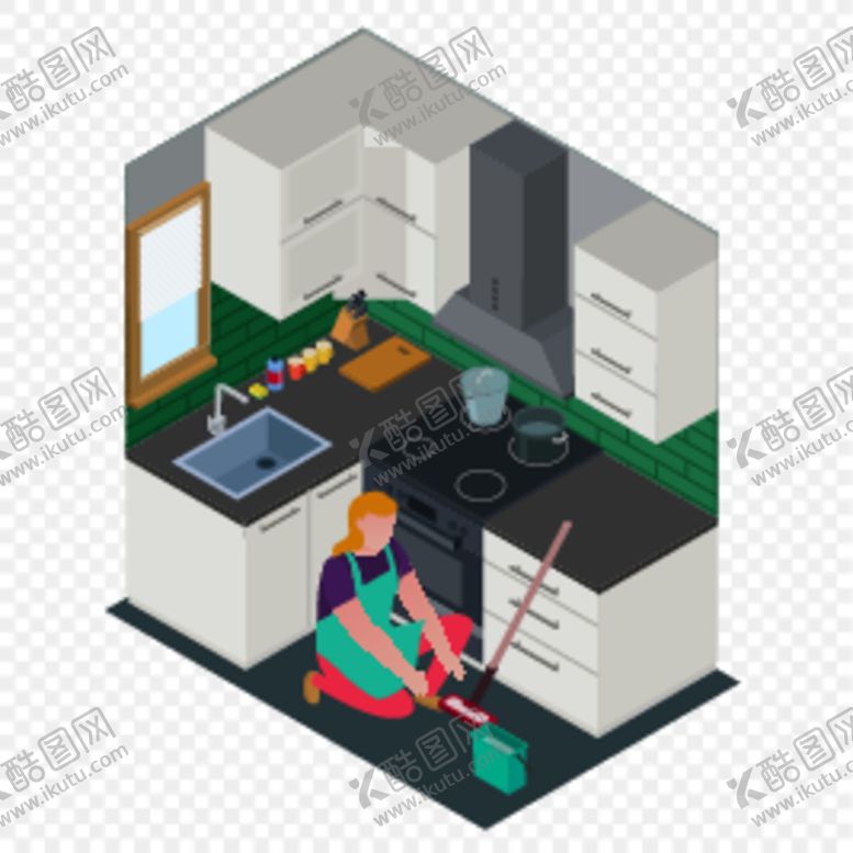 编号：79824901141926413734【酷图网】源文件下载-打扫厨房