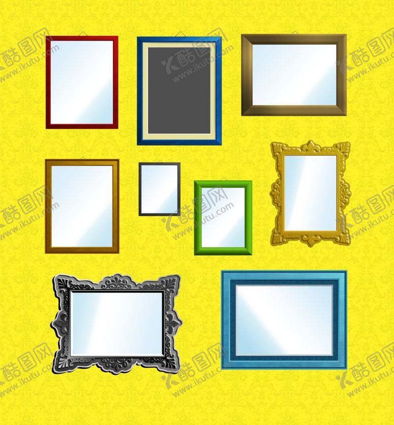 编号：81279710101059558180【酷图网】源文件下载-相框欧式镜框