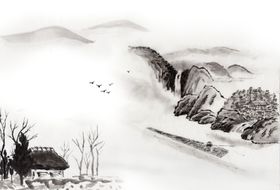 中国风 水墨画