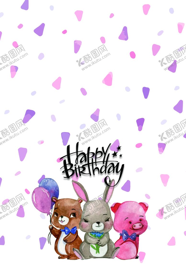 编号：66379411011759187202【酷图网】源文件下载-生日贺卡