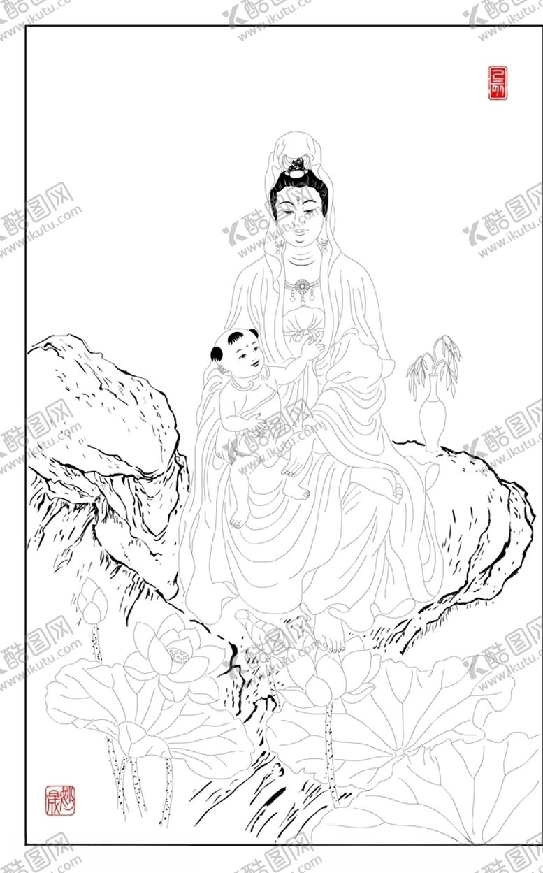 编号：39052210041923403378【酷图网】源文件下载-观音