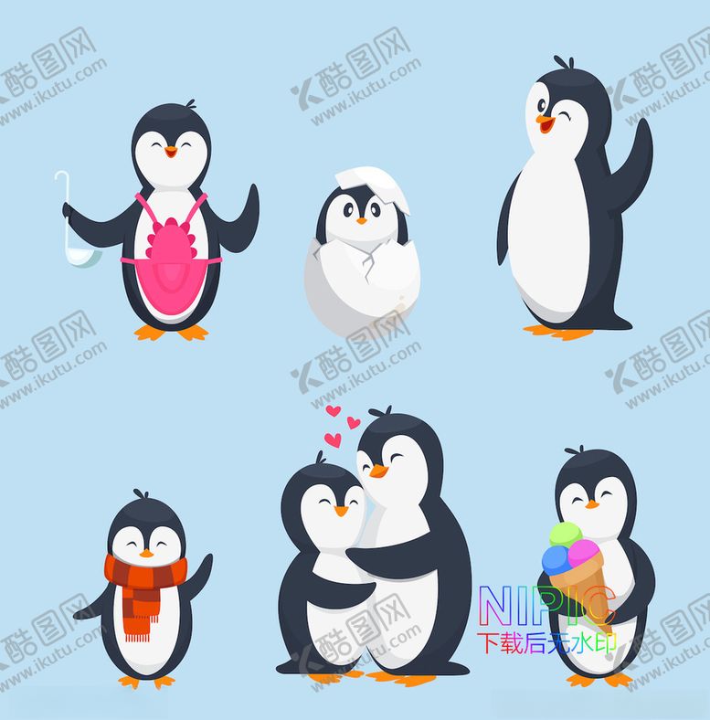 编号：95628405062000194107【酷图网】源文件下载-企鹅