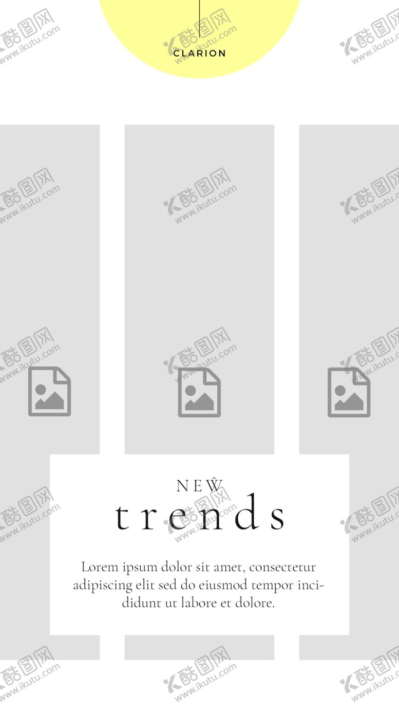 编号：53628710230202414190【酷图网】源文件下载-日系简约清新竖图海报排版