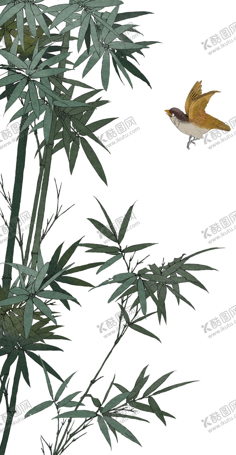 编号：32343710110721374859【酷图网】源文件下载-竹子绘画