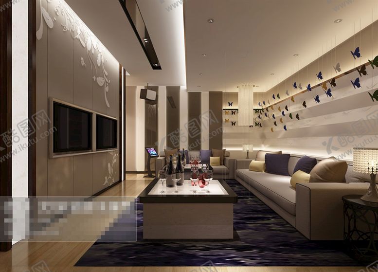 编号：29548710280810274175【酷图网】源文件下载-KTV酒吧桑拿3D效果