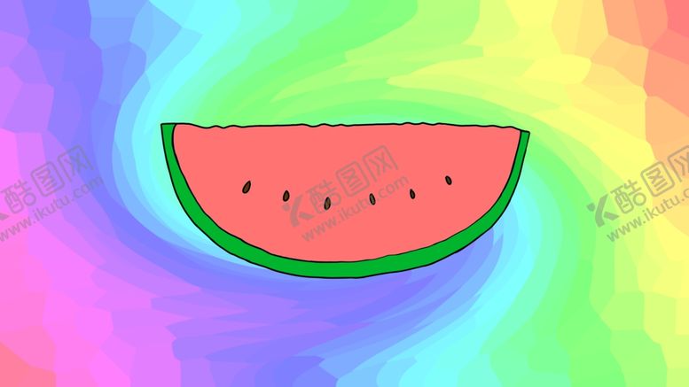编号：21905410141115001364【酷图网】源文件下载-西瓜卡通