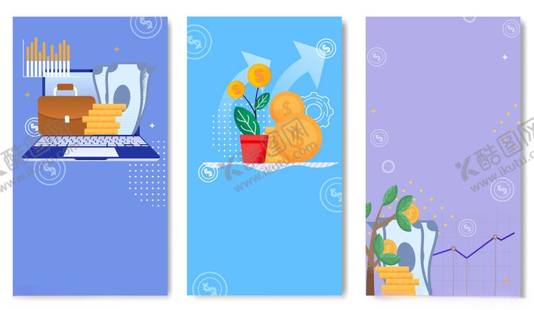 编号：74311209211906463108【酷图网】源文件下载-投资理财主题插画