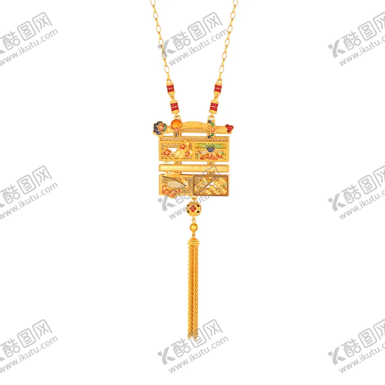 编号：87560909230500015713【酷图网】源文件下载-黄金项链