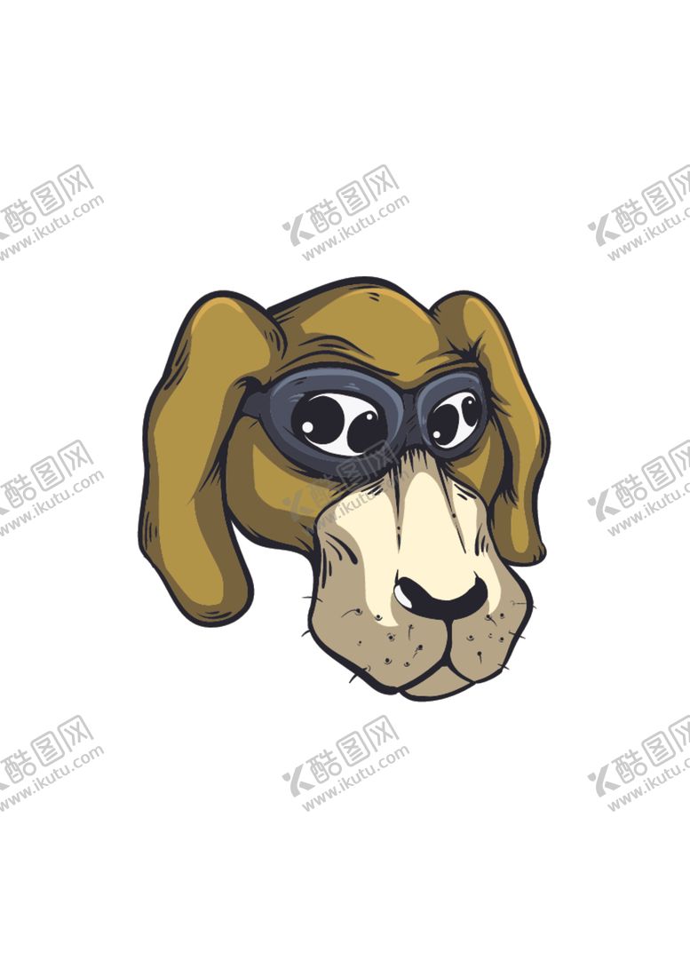 编号：94803110081620599156【酷图网】源文件下载-创意可爱卡通动物头像素材
