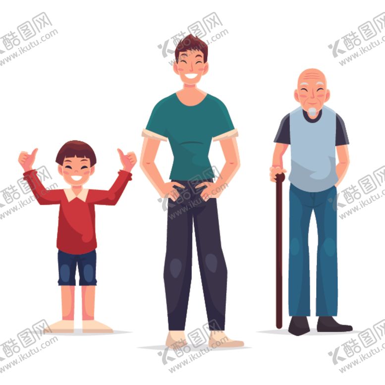 编号：87062607052352007195【酷图网】源文件下载-扁平人物插画