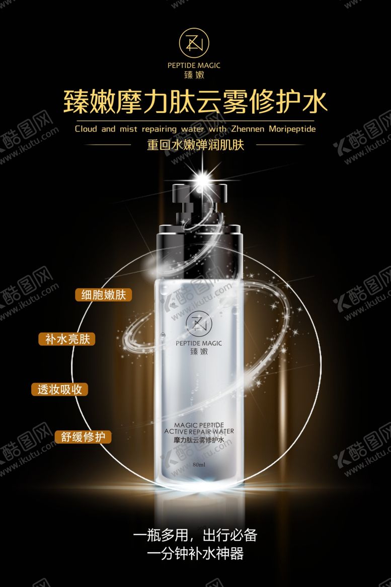 编号：95793110301537513572【酷图网】源文件下载-美容护肤产品海报图片