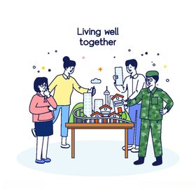 团体服灯箱海报