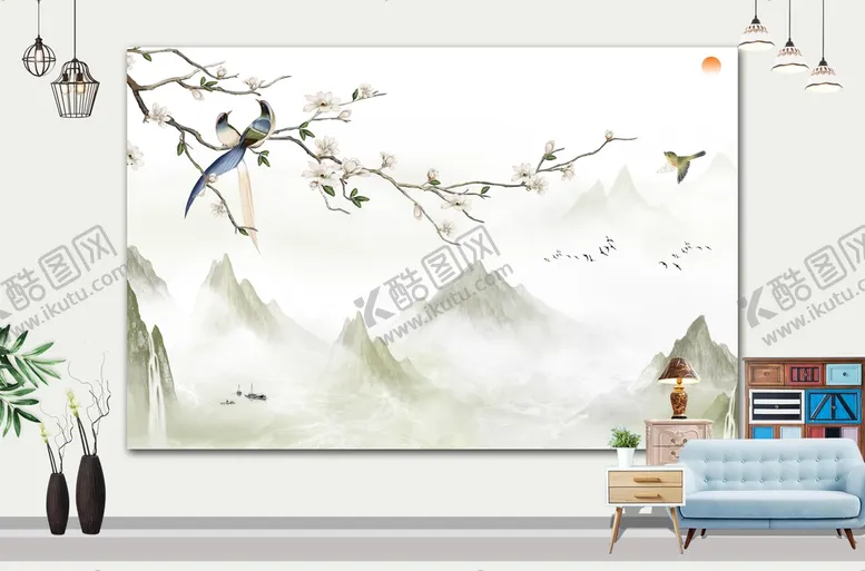 编号：63798509230352422815【酷图网】源文件下载-山水画