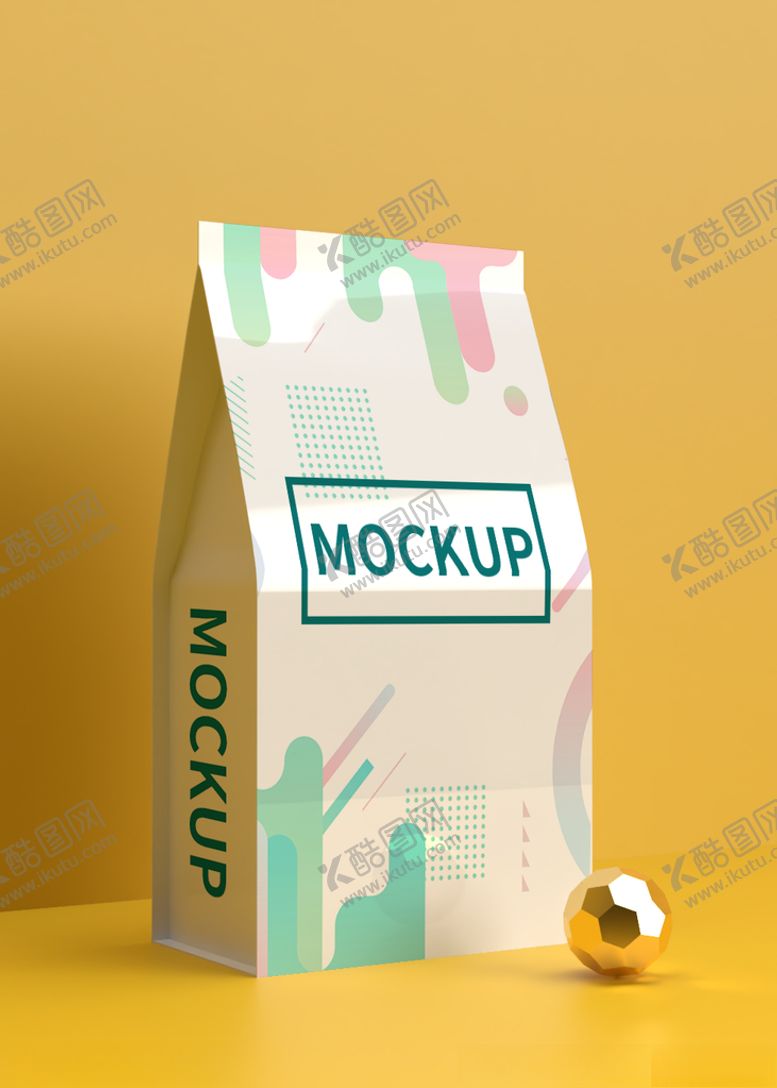 编号：88505809120341452233【酷图网】源文件下载-零食袋包装样机