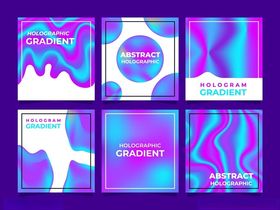 炫彩渐变风格海报设计