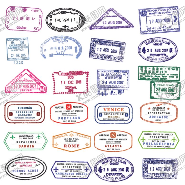 编号：79698610311600026972【酷图网】源文件下载-复古印章标签