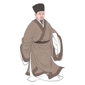 国学人物插画