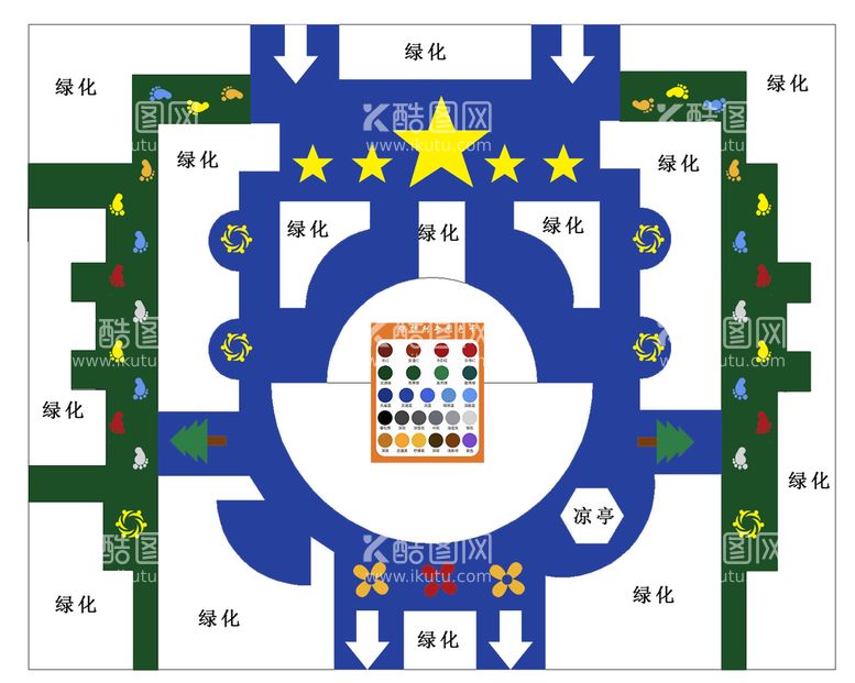 编号：98910111160210046349【酷图网】源文件下载-小区绿化带