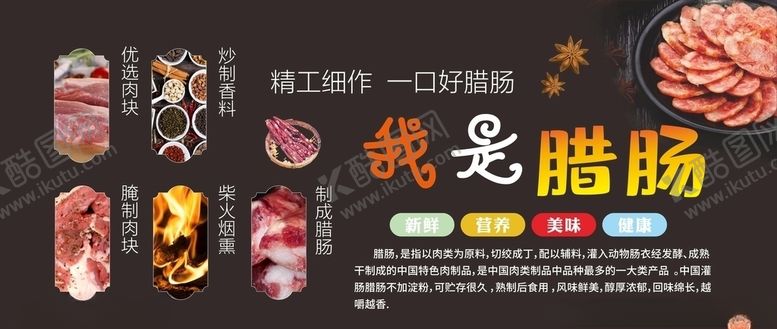 编号：63912109210331141638【酷图网】源文件下载-腊肠展板