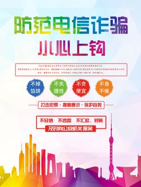 编号：24065809250458580237【酷图网】源文件下载-电信诈骗海报展板