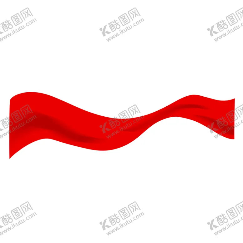 编号：91895706251039253637【酷图网】源文件下载-红色飘带